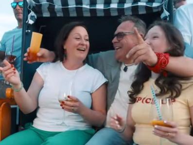 Kreisverkehr Strandkorb